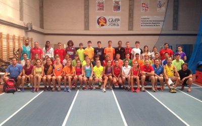 Comienza la concentración de la Real federación Española de atletismo en el Caep Soria