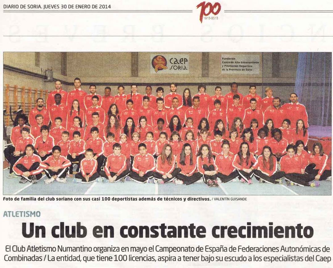 ATLETISMO NUMANTINO - HISTORIA